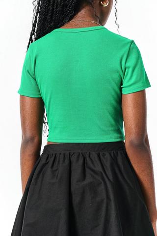 Ribbed Fitted Top