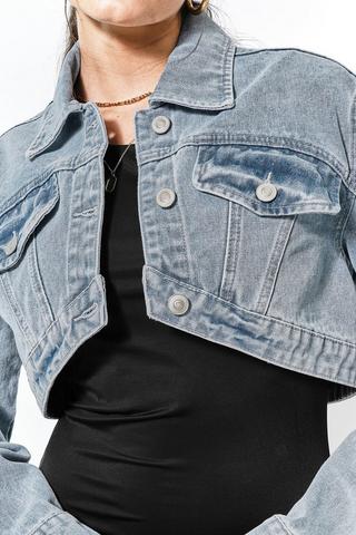 Cropped Denim Jacket