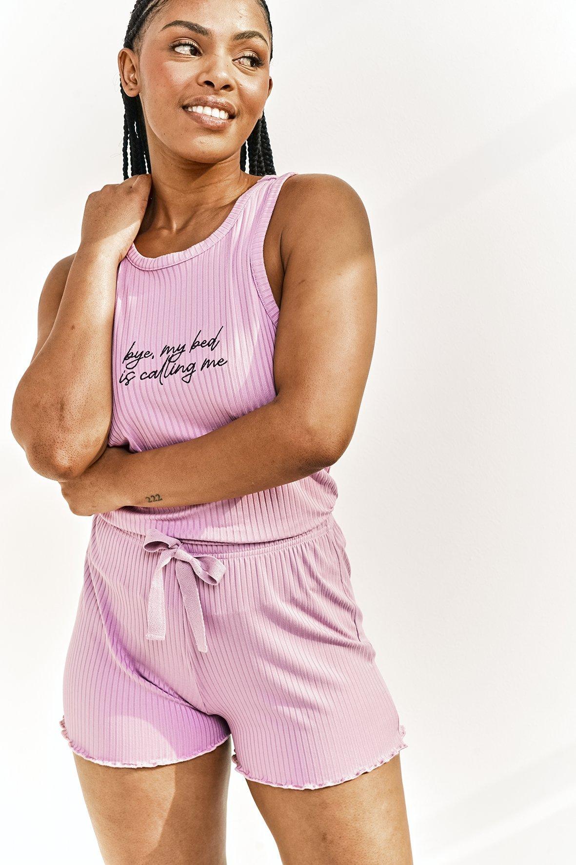 Sleep Vest Style Seamless Set