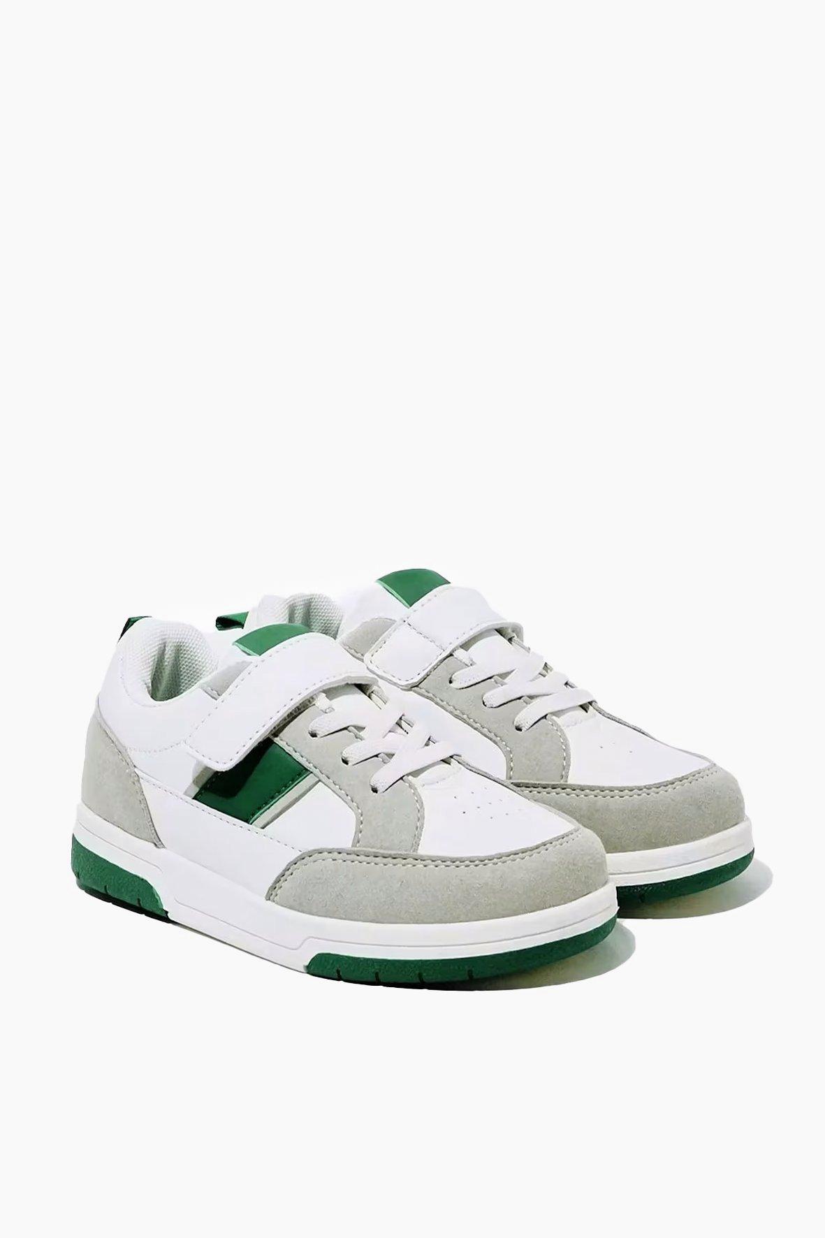0040~Suede Leather and Fabric S-KB Sneaker main image 1