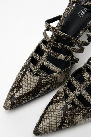 Ankle Strap Court Heel