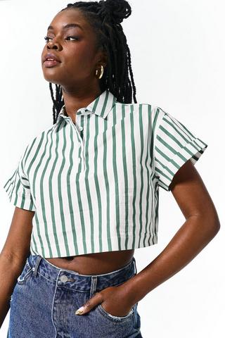 Stripe Boxy Shirt