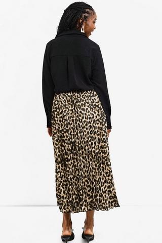 Leopard Print Skirt