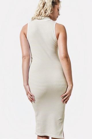 Seamless Stripe Bodycon Dress