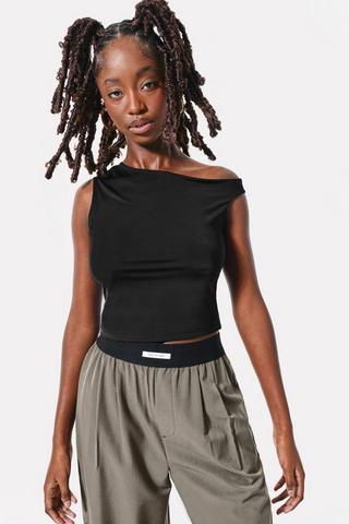 Asymmetrical Skin Tight Top