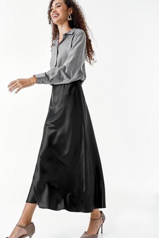 Satin Slip Skirt
