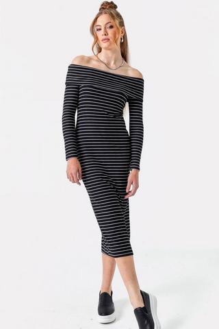 Stripe Bodycon Dress