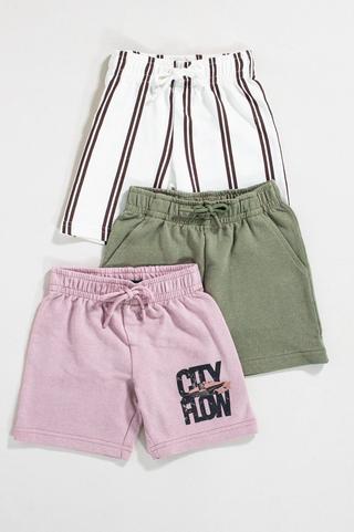 3 Pack Shorts