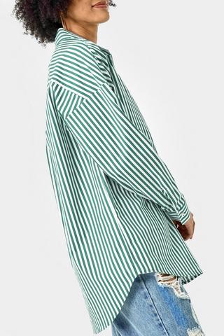 Oversized Stripe Shirt