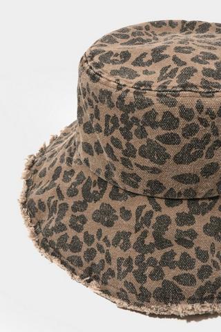 Leopard Print Bucket Hat
