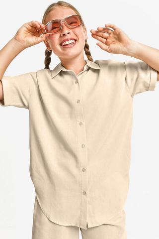 Oversized Linen Shirt