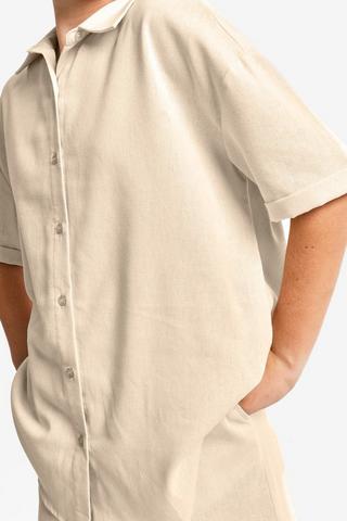 Oversized Linen Shirt