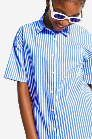 Stripe Oversized Shirt