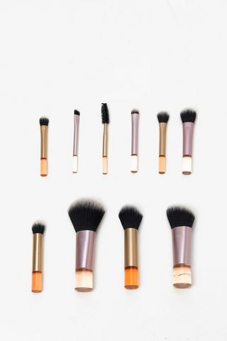 10 Pack Mini Makeup Brushes