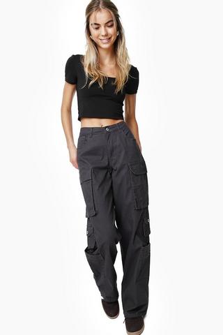 Wide Leg Cargo Pants