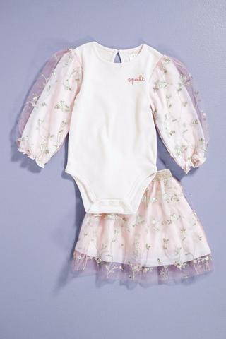 Body Vest And Skirt Set