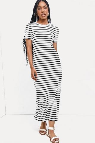 Stripe Bodycon Dress