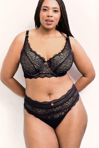 Wonderbra Tribal Lace High Waist Thong
