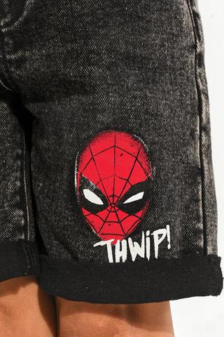 Spiderman Denim Shorts