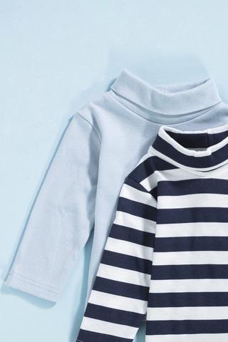 2 Pack Polo Neck Tops