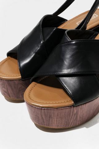 Slingback Wedge Heel