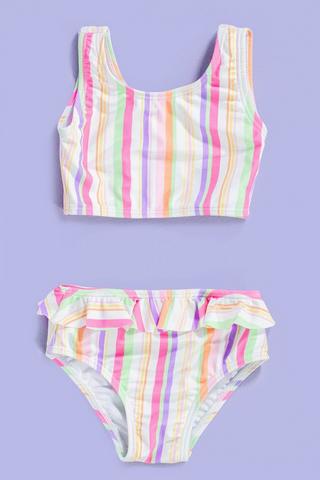 Stripe Bikini Set