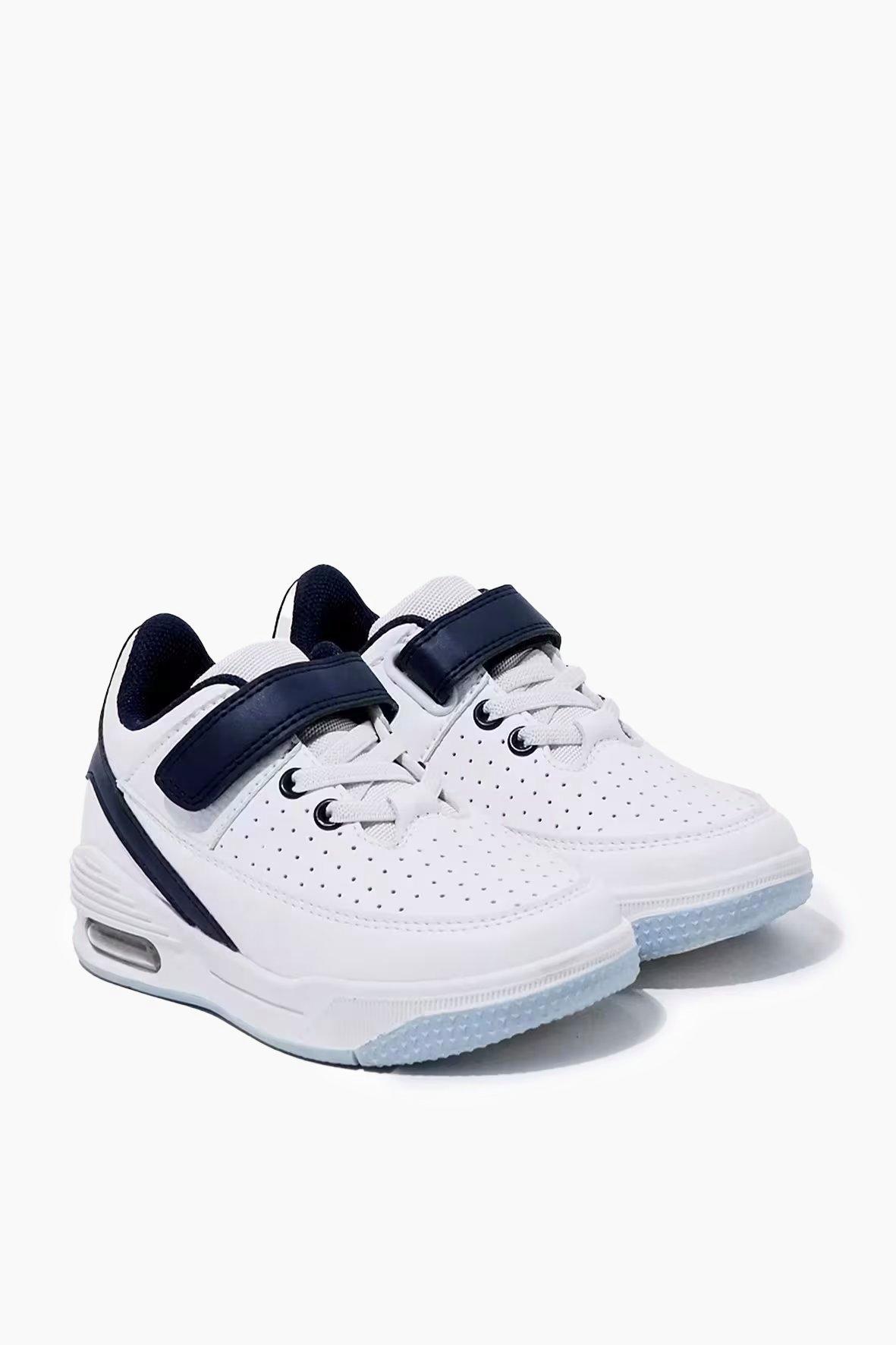 Fit Trainers Neon Blue Mesh And Grey Leather main image 0