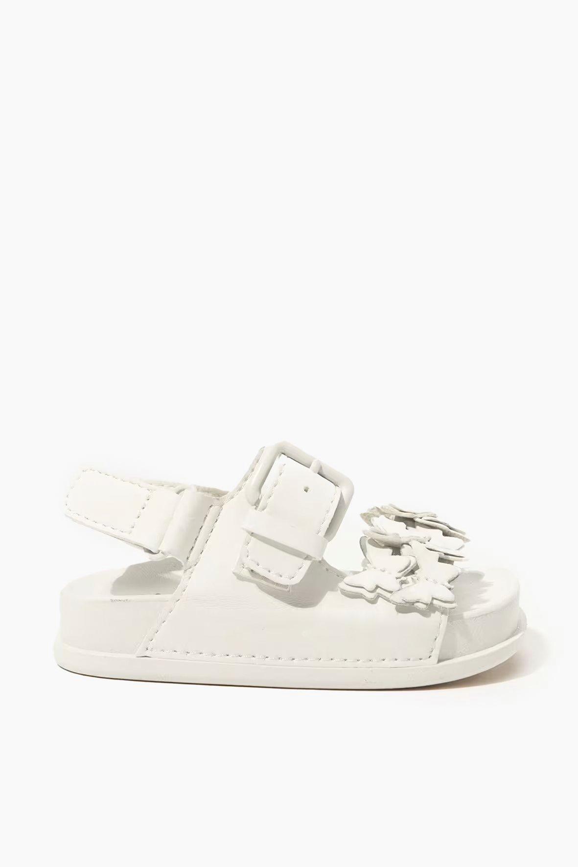 Silk Butterfly-knot Decor Buckle Strap Sandals