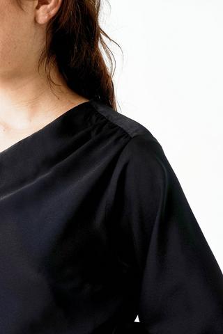 Satin Asymmetrical Top