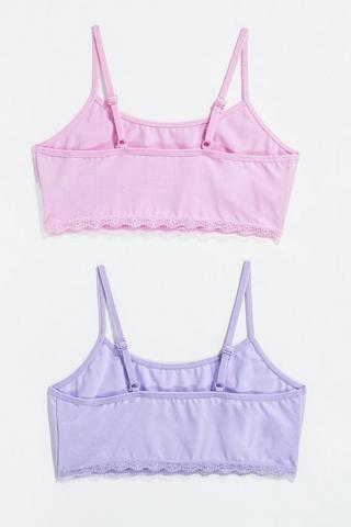 2 Pack Crop Bras