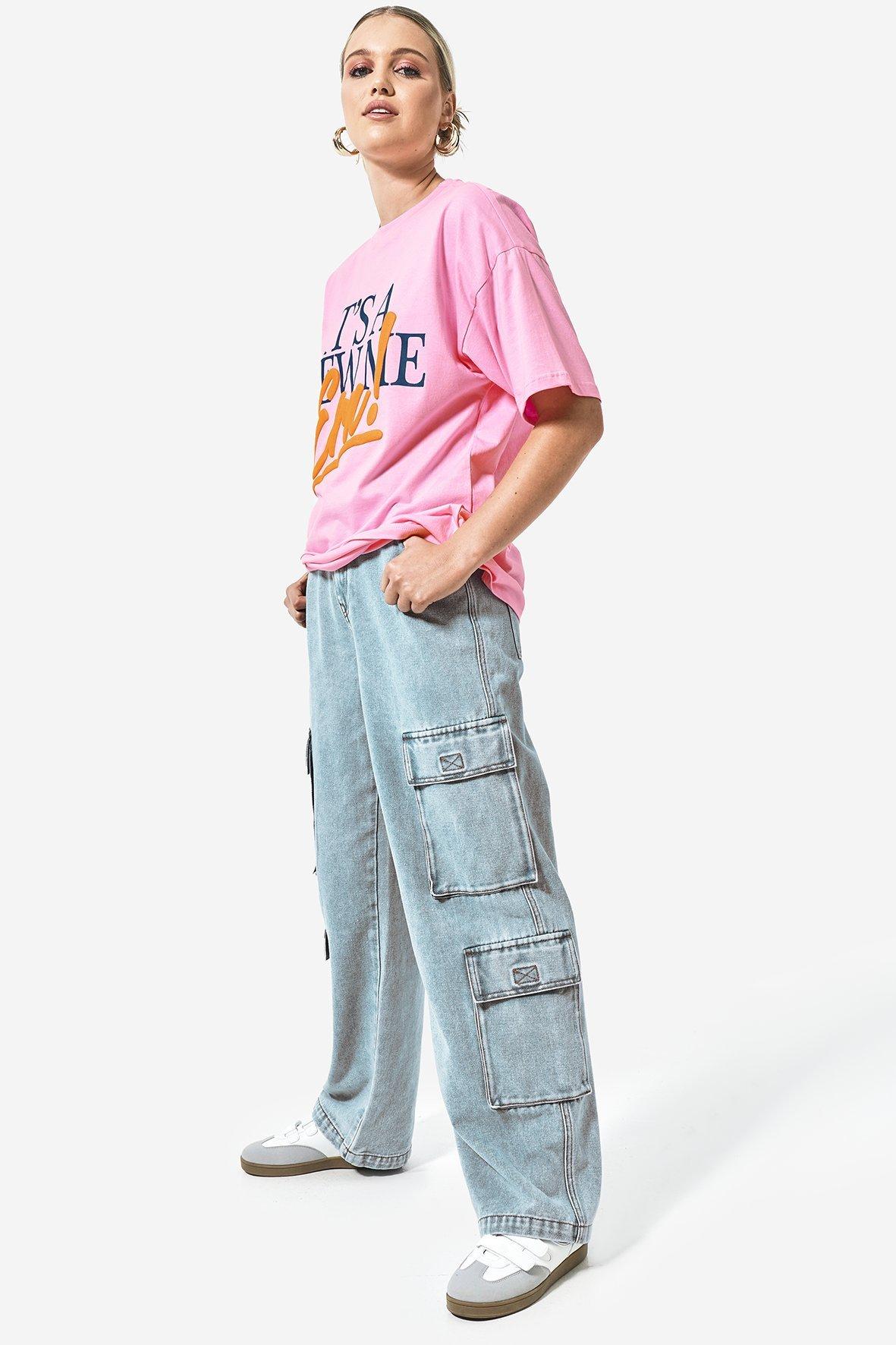 Defiant Grunge Trim Wide Leg Cargo main image 1