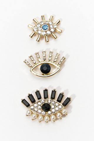 3 Pack Brooches