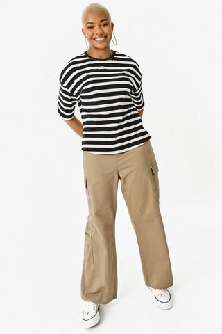 Wide Leg Cargo Pants