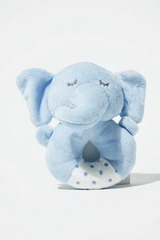 Plush Elephant Rattle