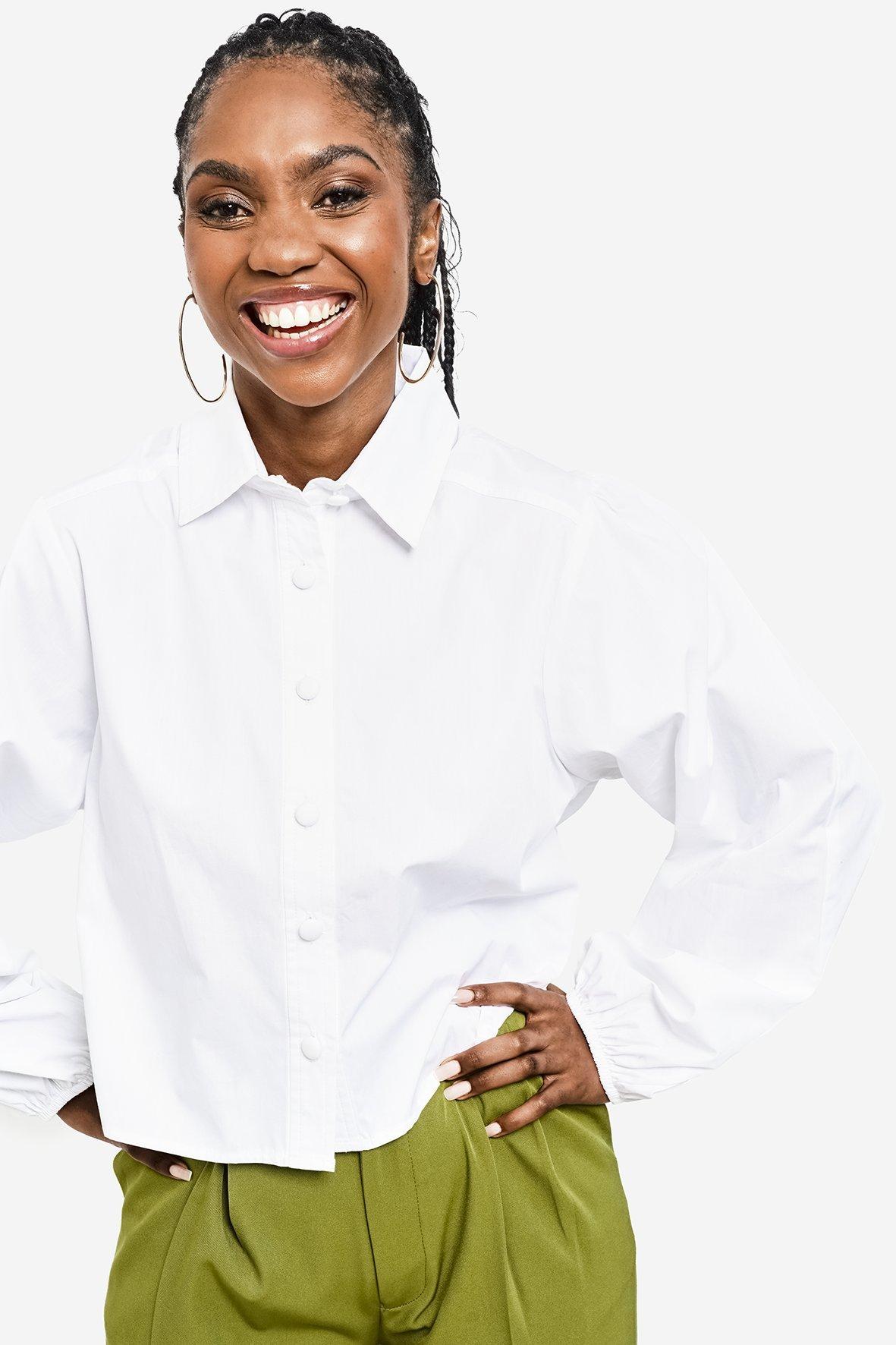 Boxy Poplin Shirt