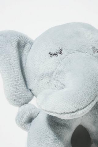 Plush Elephant Rattle