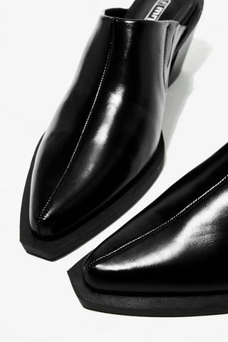 Slip-on Western Mule