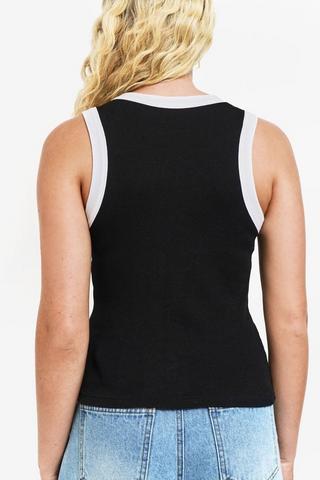 Ribbed Fitted Tank Top
