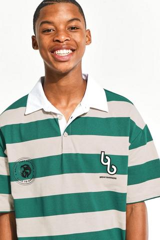 Stripe Rugby Golfer