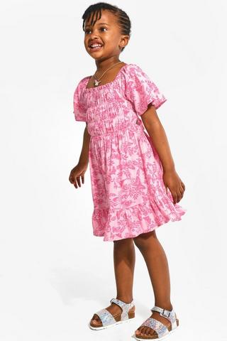 Butterfly Fit And Flare Dress