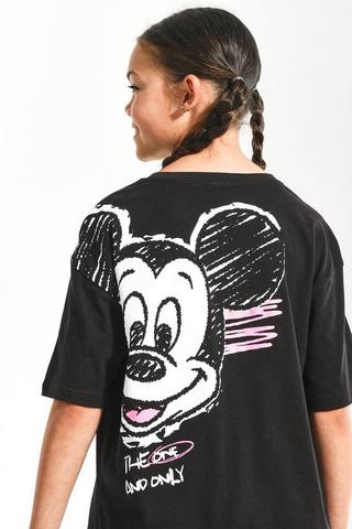 Disney Mickey Oversized Mickey Mouse Shirt Mickey Mouse Gradient
