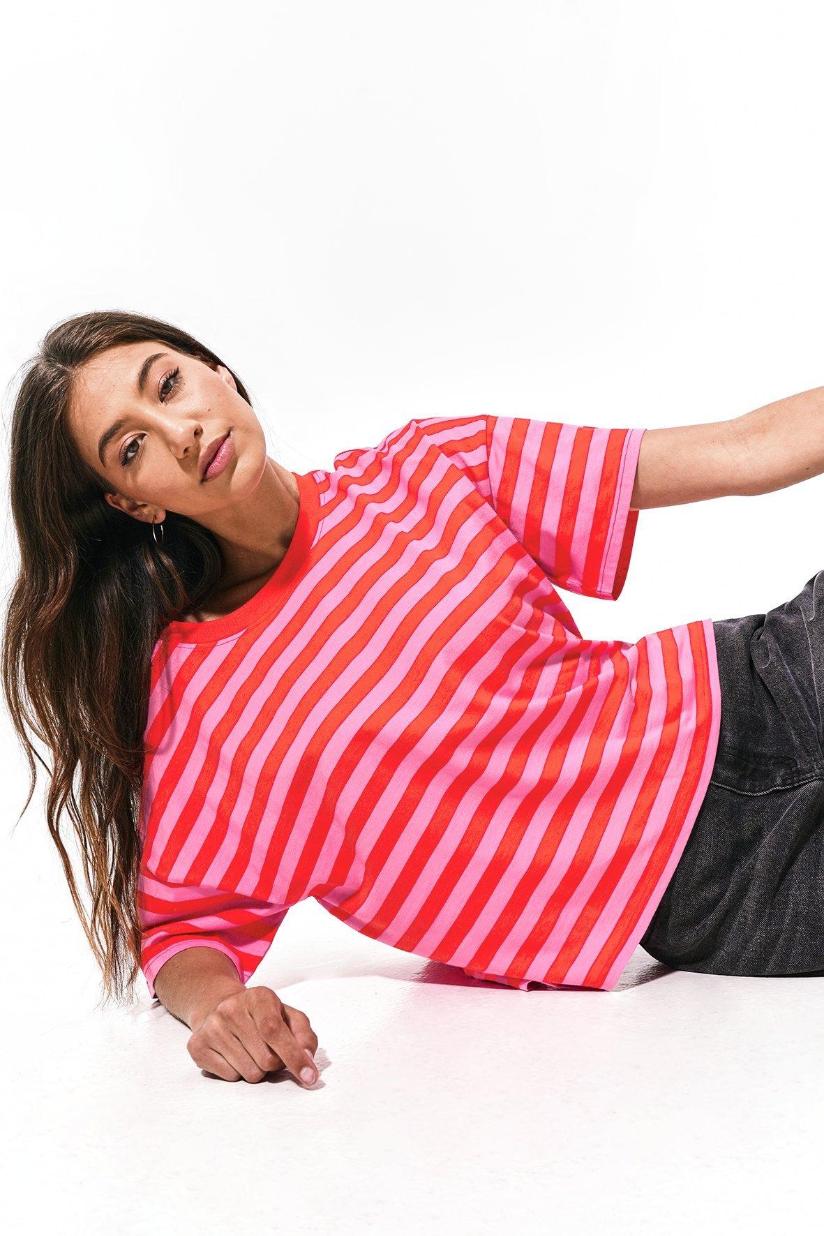 Boxy Stripe Top