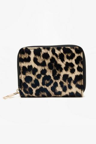 Leopard Print Mini Wallet