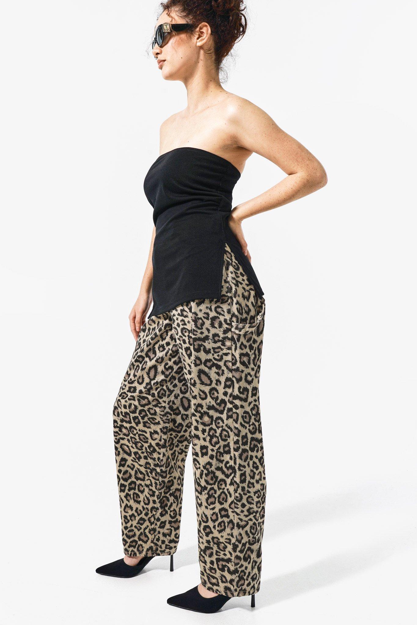パンツ ANOTHER A Leopard Balloon Pants Beige LEOPARD BALLOON PANTS_ パンツ ANOTHER A Leopard Balloon Pants Beige LEOPARD BALLOON