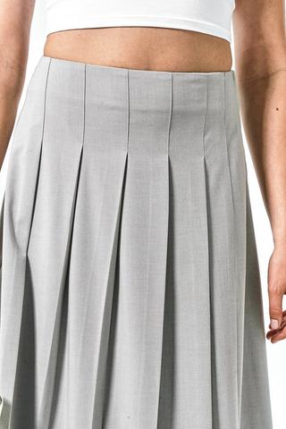 Pleated Midaxi Skirt