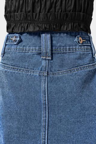 Cargo Denim Skirt