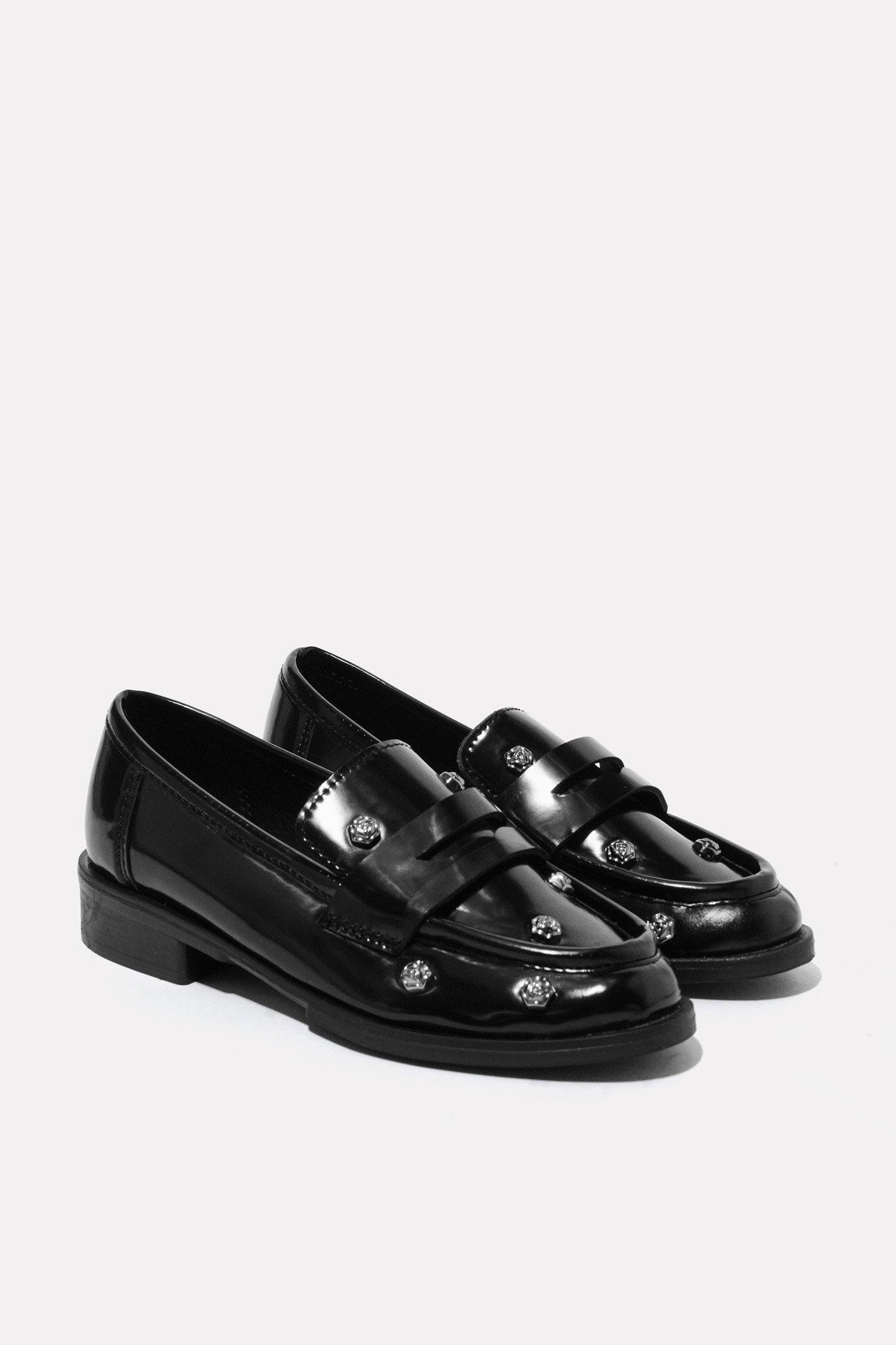 C0001111-5509 Tassel loafer with designed leather-green