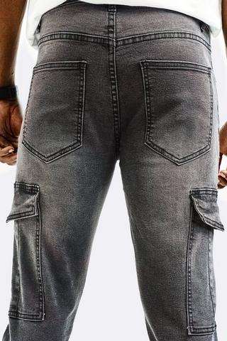 Skinny Cargo Denim