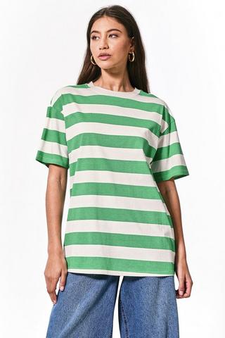 Oversized Stripe Top