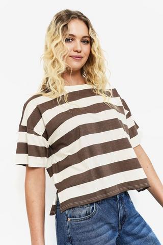Stripe Boxy T-Shirt